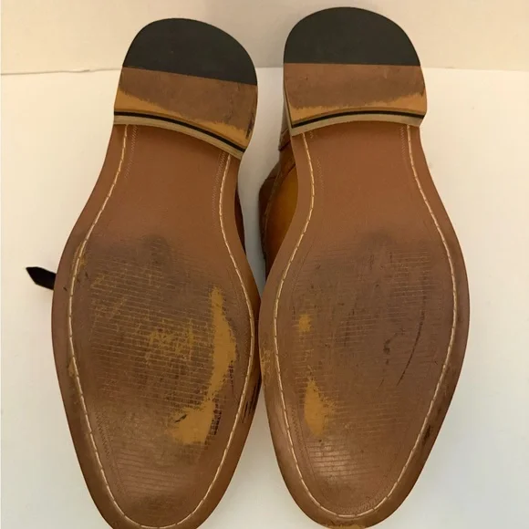 Bar III Tan Jesse Leather Men's Monk Strap Oxfords Men’s 12 - Picture 11 of 12